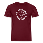 Musterschule T-Shirt Erwachsene - Burgunderrot