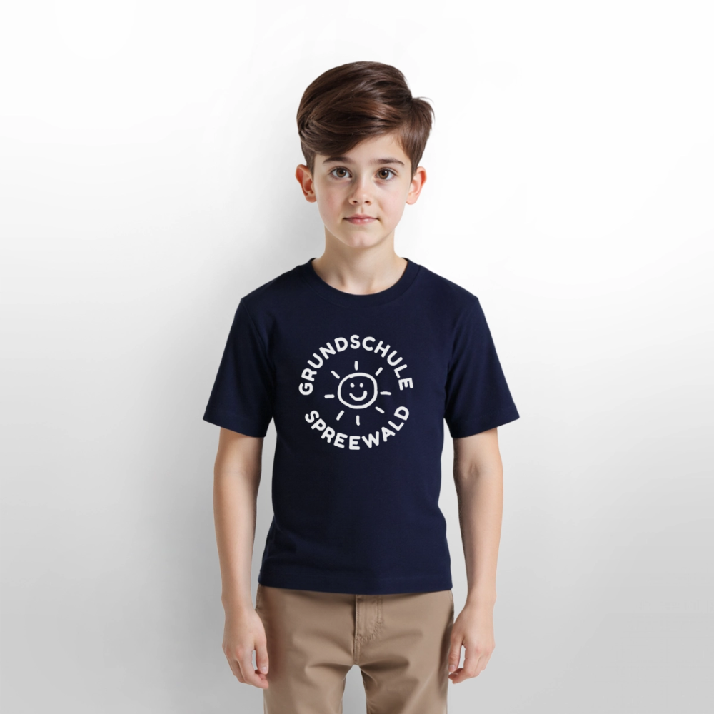 Musterschule Kinder T-Shirt Organic - Navy