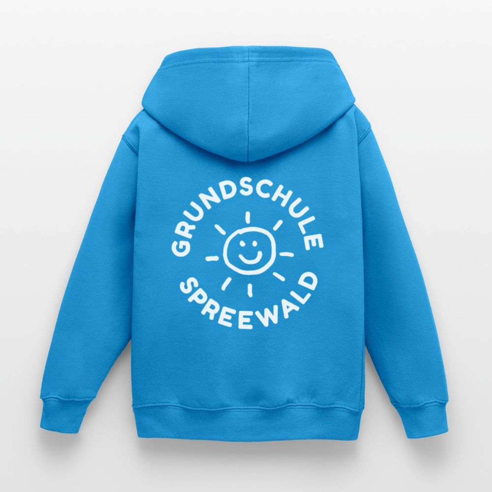 Musterschule Hoodie Kinder - Meeresblau
