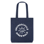 Musterschule Stoffbeutel - melange Blue