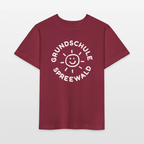 Musterschule Kinder T-Shirt Organic - Burgunderrot