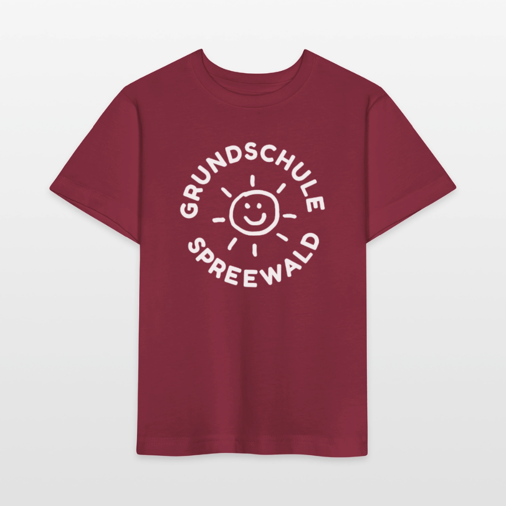 Musterschule Kinder T-Shirt Organic - Burgunderrot