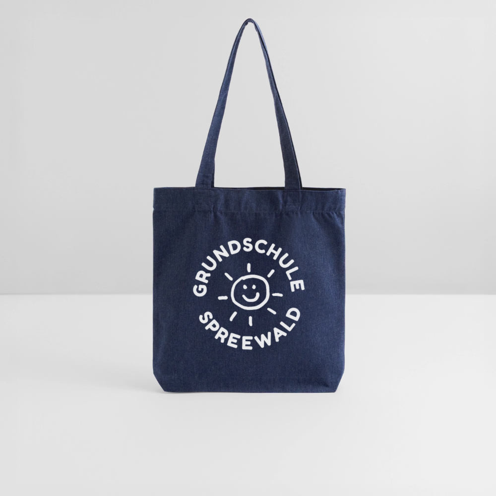 test Stoffbeutel - melange Blue