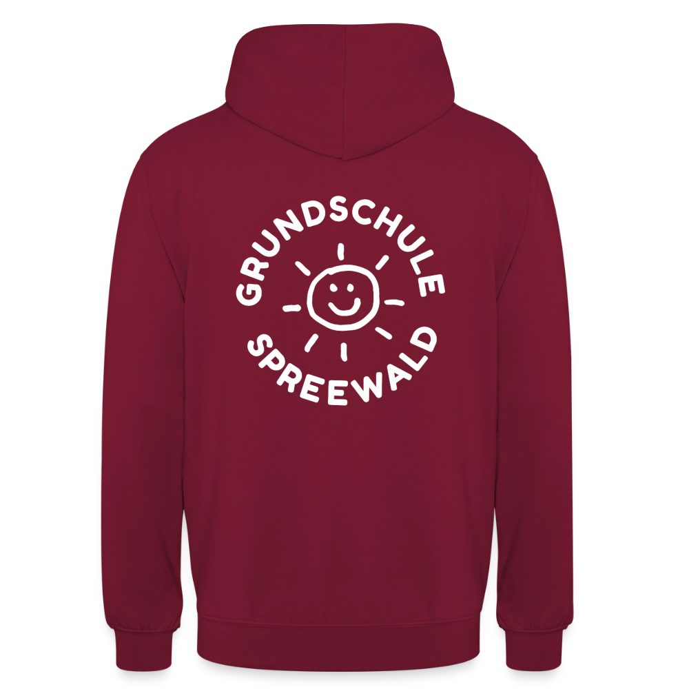 Musterschule Hoodie Erwachsene Unisex - Bordeaux