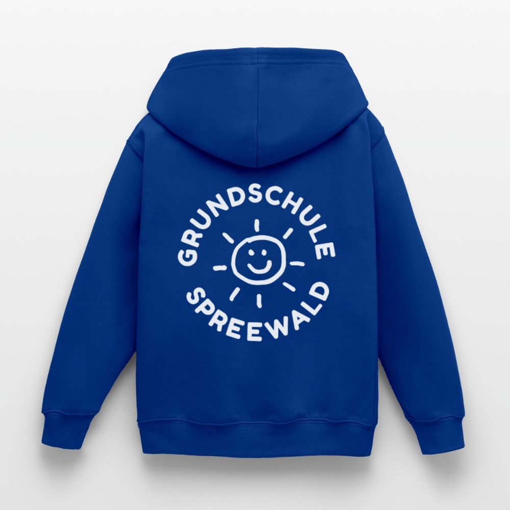 Musterschule Hoodie Kinder - Royalblau