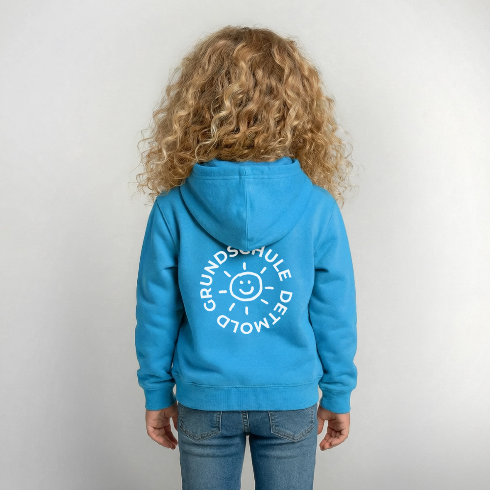 Kids Hoodie Demo-Shop - Meeresblau