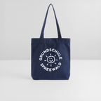 Musterschule Stoffbeutel - melange Blue