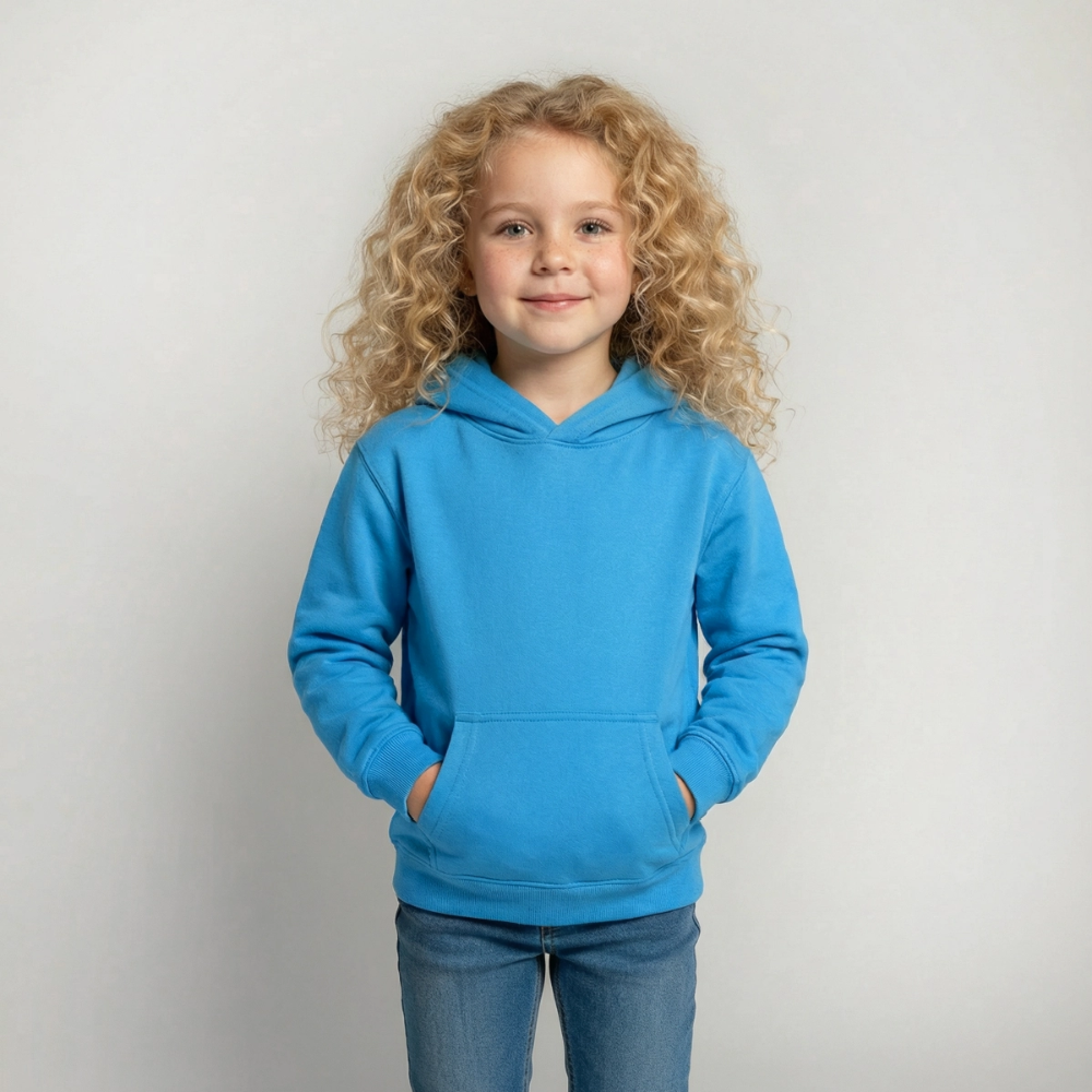 Kids Hoodie Demo-Shop - Meeresblau